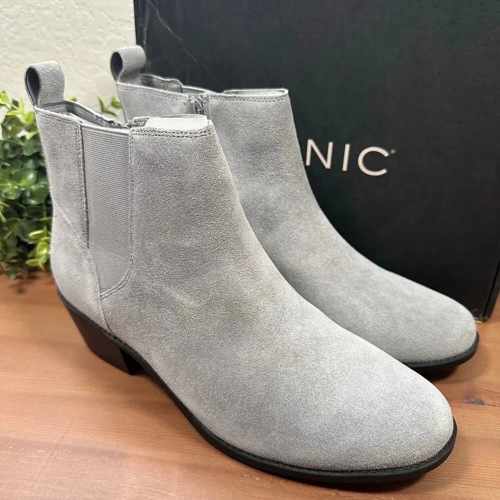 Vionic Women's Roseland Water-Repellent Suede Ankle‎ Boots Size 11